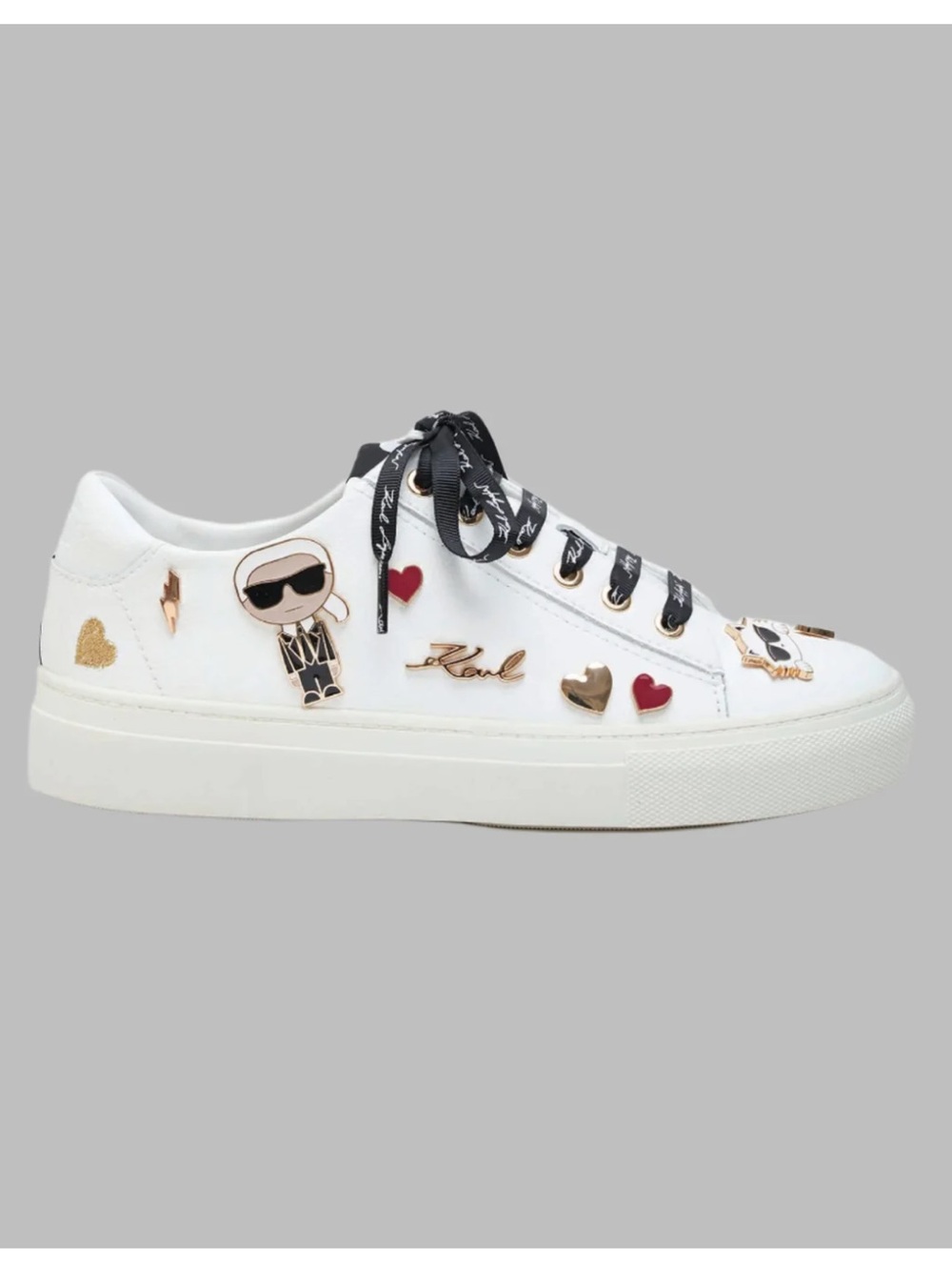 Karl Lagerfeld Signature CAT Pins Shoes